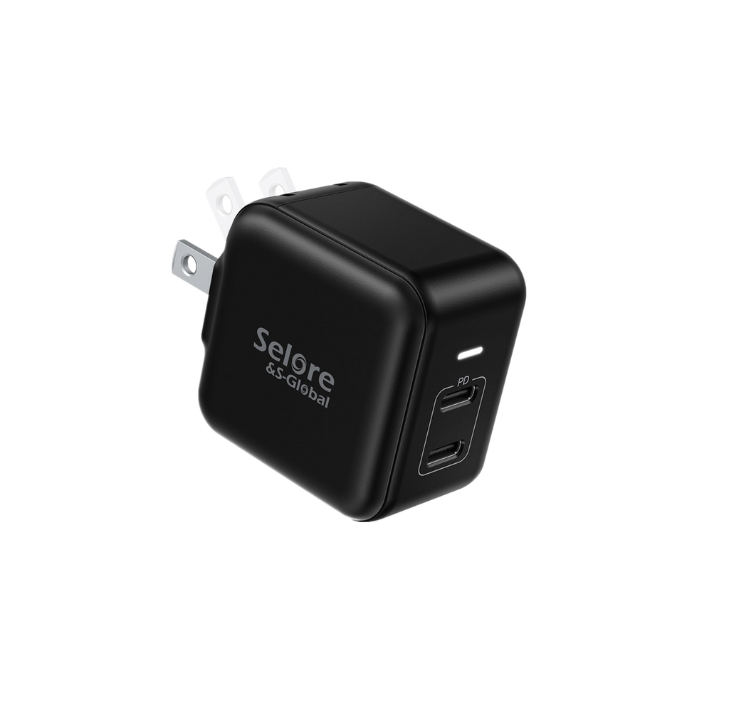 Selore Dual USB C Fast Charger Block 40W for iPhone 15/Pro/Pro Max, and More