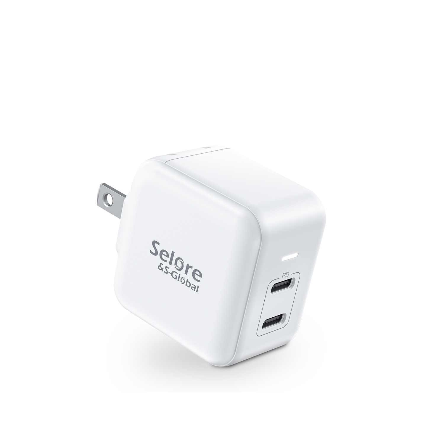 Selore 40W Fast Dual USB C GaN Charger for iPhone 15/Pro/Pro Max, and More
