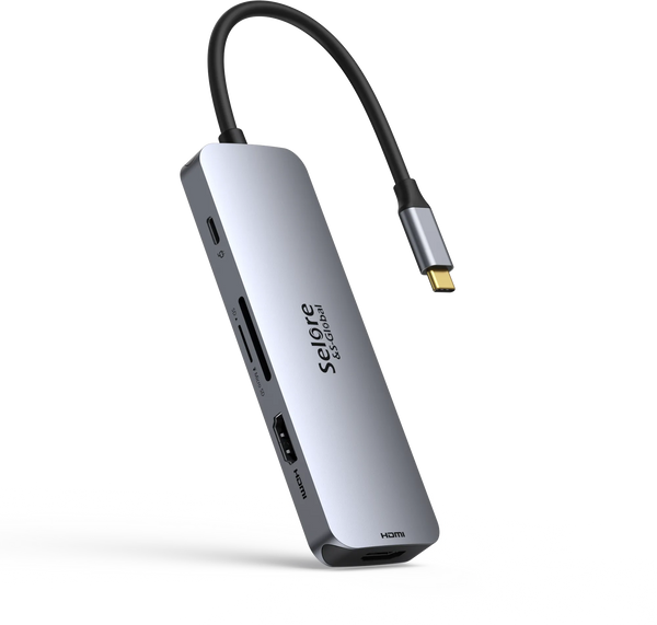 Selore 8-in-1 USB C Docking Station Dual Monitor,Laptop Docking Statio