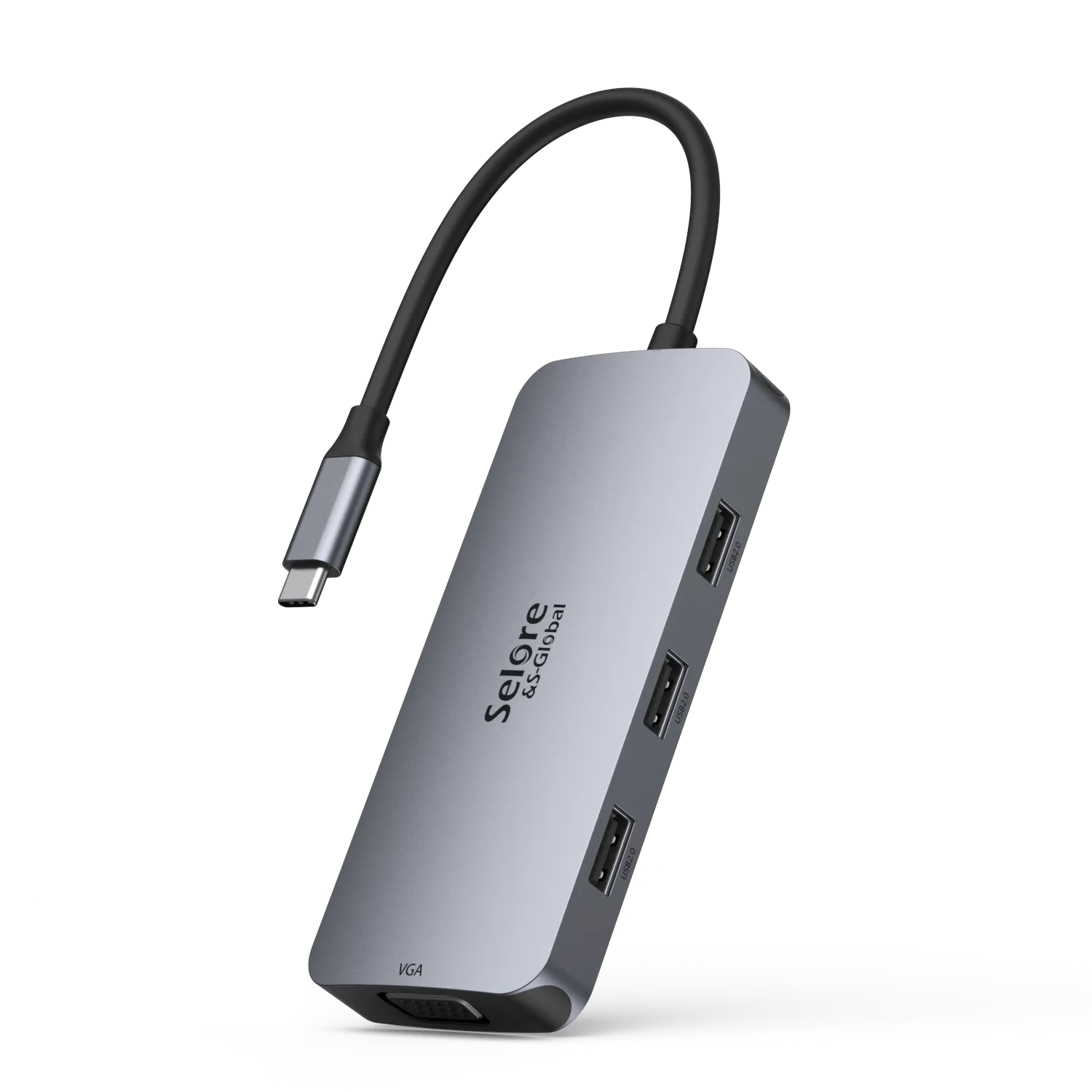 Selore USB C to Dual HDMI Adapter 7 IN 1