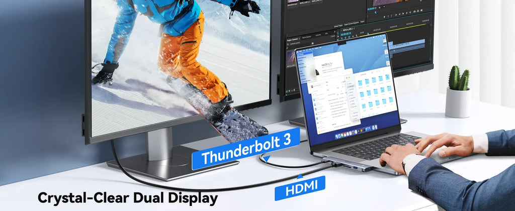 Selore USB C Adapter HDMI Hub for MacBook Pro 7 IN 2