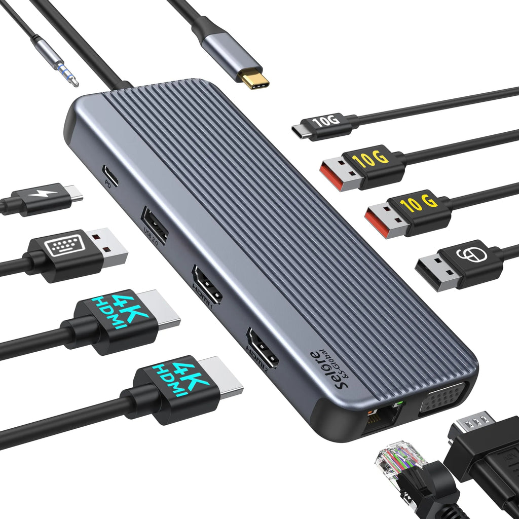 Selore 11 in 1 Laptop Docking Station