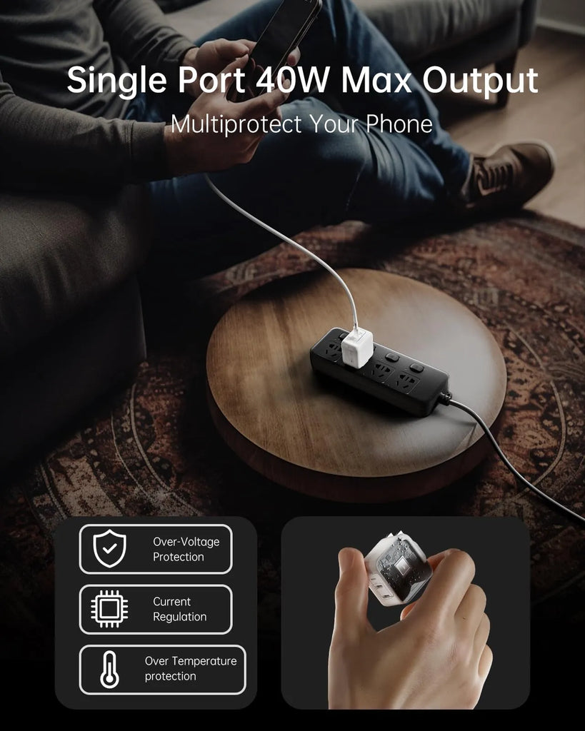 Selore 40W Fast Dual USB C GaN Charger for iPhone 15/Pro/Pro Max, and More