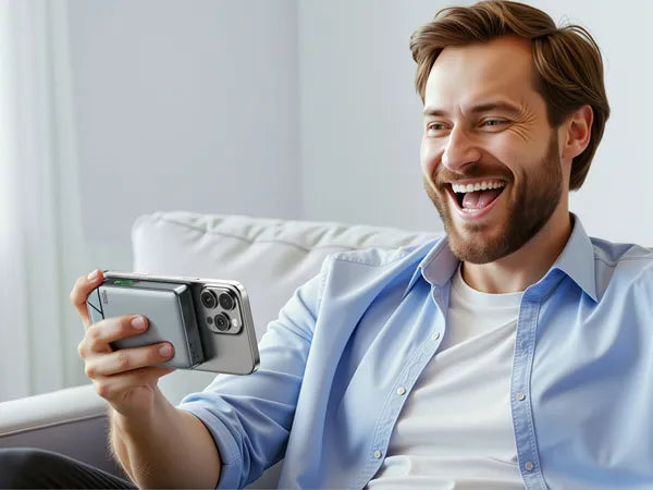 10,000mAh Apple MagSafe Power Bank | 15W Qi2 Charging & Active Cooling