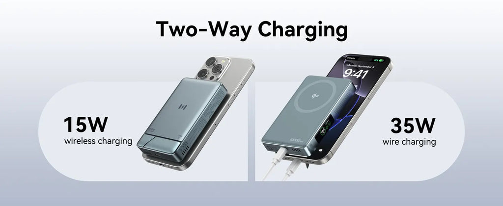 10,000mAh Apple MagSafe Power Bank | 15W Qi2 Charging & Active Cooling