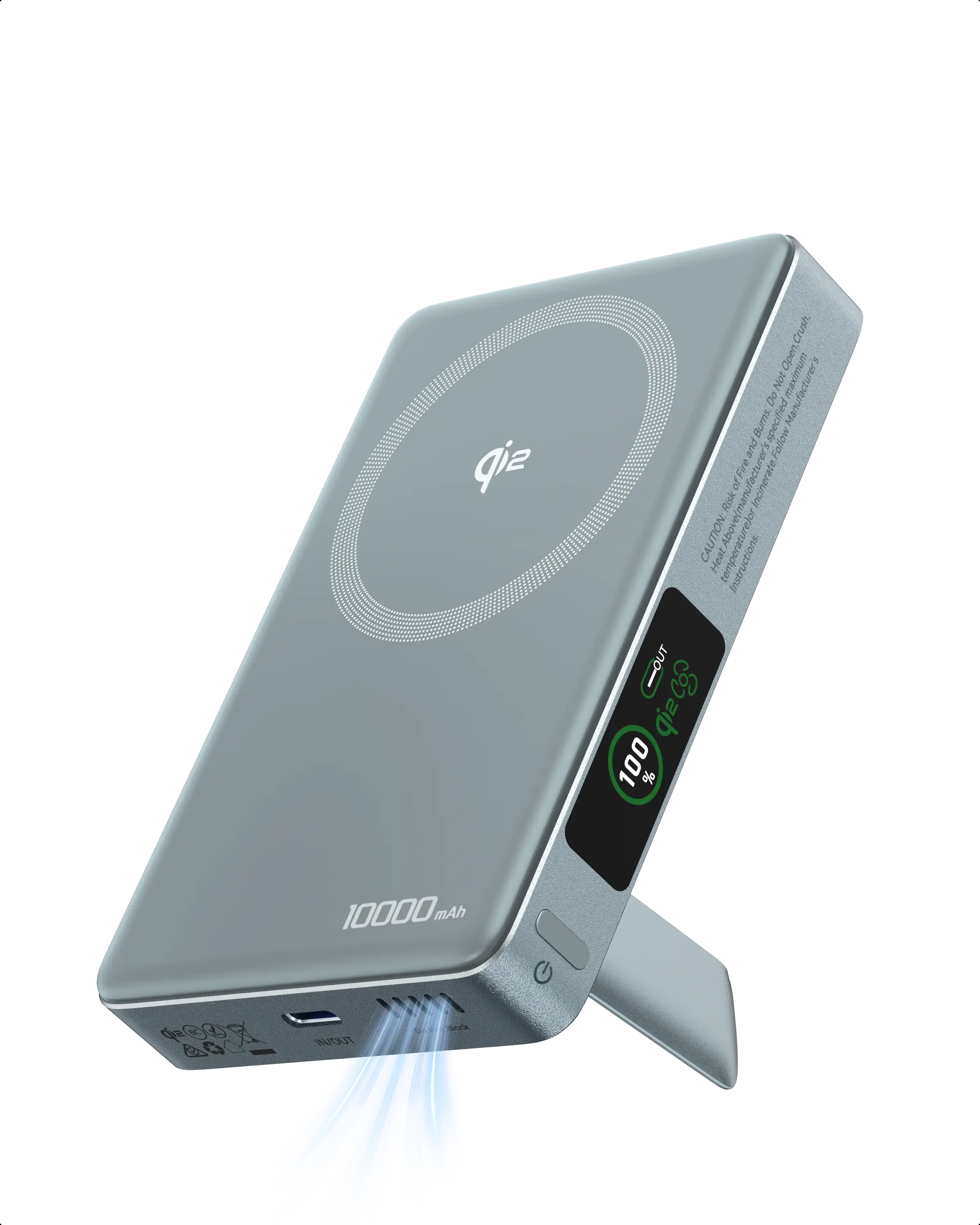 10,000mAh Apple MagSafe Power Bank | 15W Qi2 Charging & Active Cooling