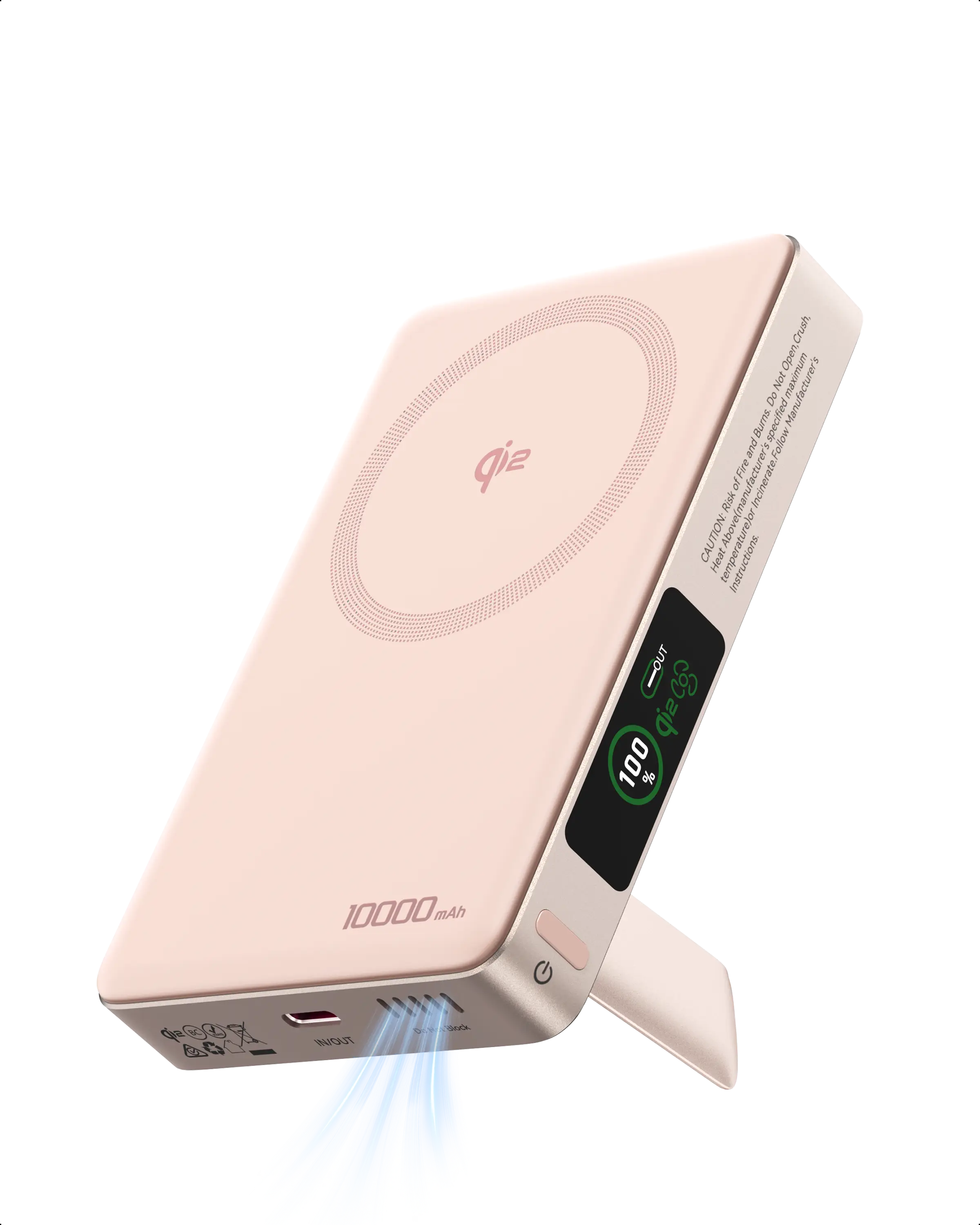 10,000mAh Apple MagSafe Power Bank | 15W Qi2 Charging & Active Cooling