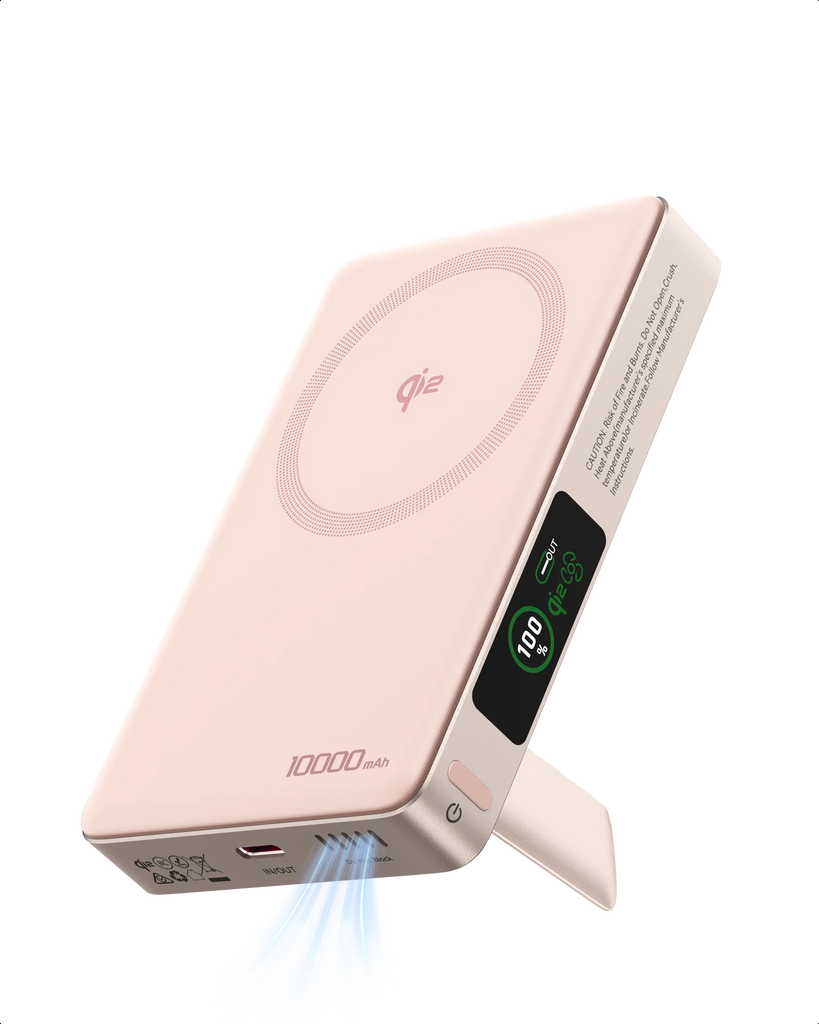 10,000mAh Apple MagSafe Power Bank | 15W Qi2 Charging & Active Cooling