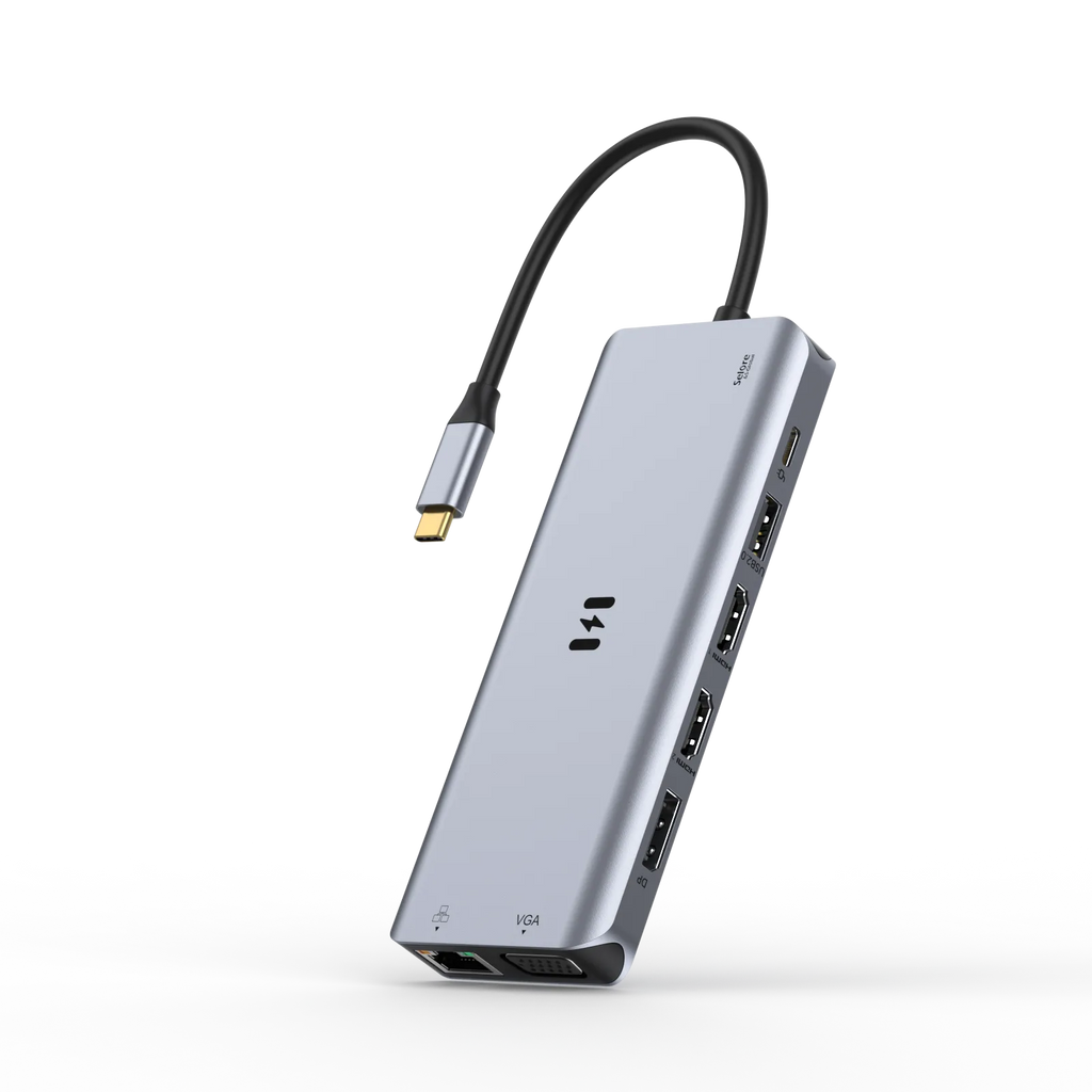 Selore USB C Docking Station 4 Monitors,13 in 1 Laptop Docking Station