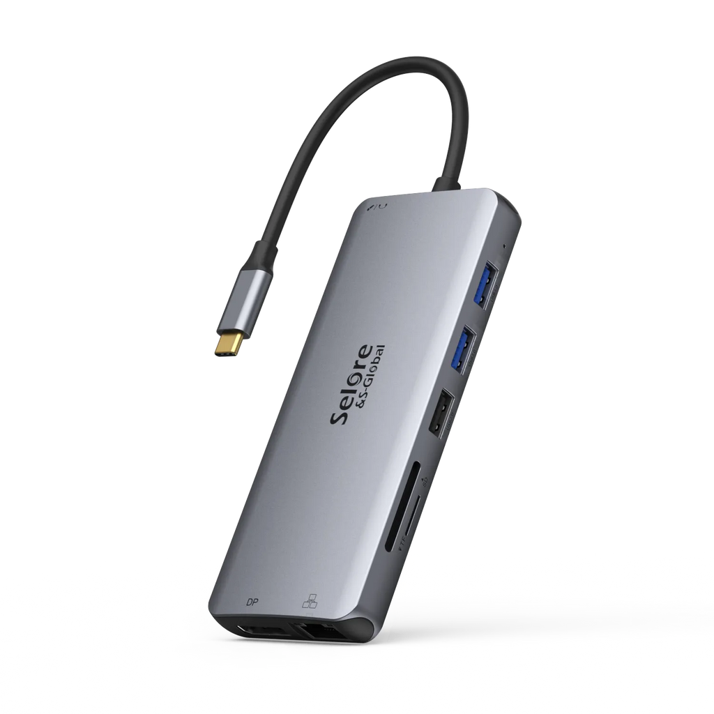Selore Docking Station 12 IN 1 Triple Display