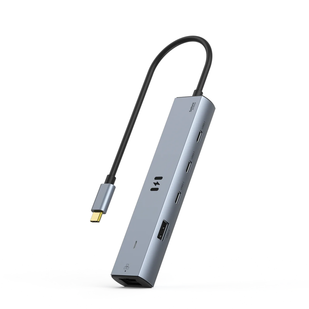 Selore 7-in-1 10Gbps USB C Hub Multiport Adapter with 4K@60Hz HDMI